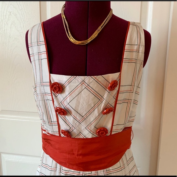 Anthropologie Sun Dress- Floreat Brand! Size 0 - Picture 2 of 6